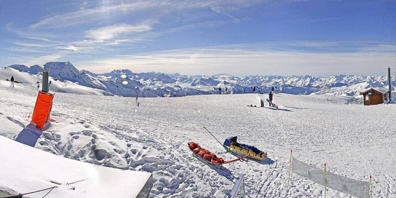 Webcam La Plagne - Glacier de Bellecote